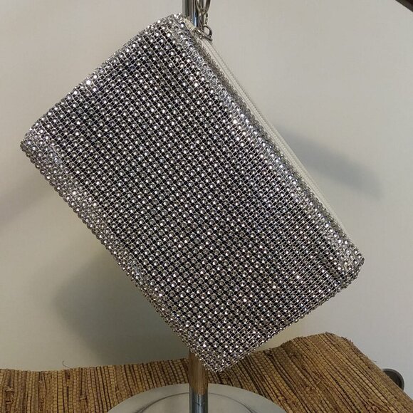 NWOT Sparkling Metallic Wristlet Clutch 5.75" x 5.75" ✨ - Picture 3 of 6